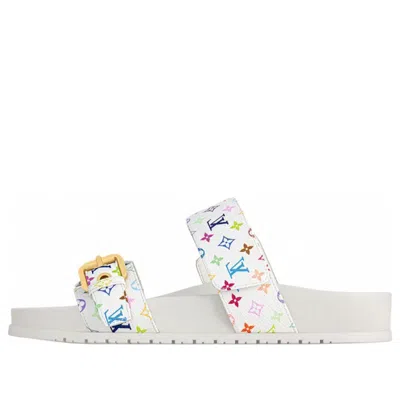 LOUIS VUITTON (WMNS) LOUIS VUITTON x Takashi Murakami Bom Dia Slides 'White'
