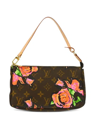 LOUIS VUITTON X TAKASHI MURAKAMI 2009 POCHETTE ACCESSORIES CLUTCH BAG