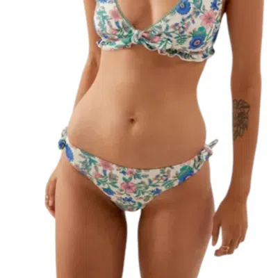 LOUISE MISHA KAUAI BIKINI BOTTOM IN BLUE SUMMER MEADOW