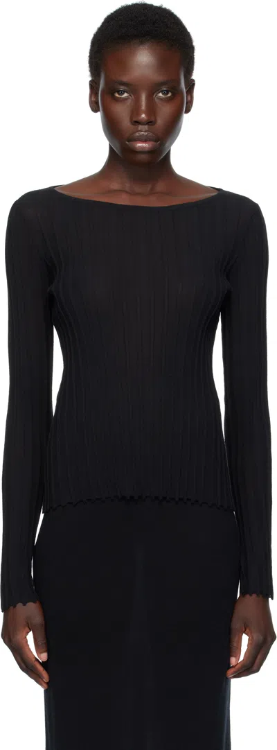 LOULOU DE SAISON BLACK MABILLE T-SHIRT