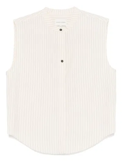 LOULOU DE SAISON HALESTRIPES BLOUSE