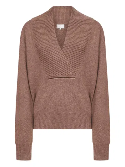 LOULOU DE SAISON MAKELA V-NECK SWEATER