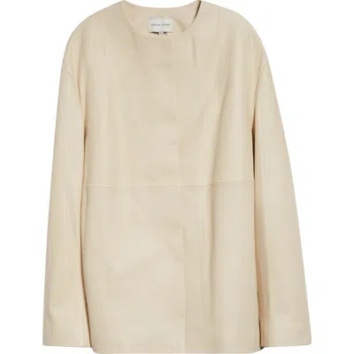 LOULOU STUDIO LOULOU DE SAISON ATALIA PANELED LEATHER COAT