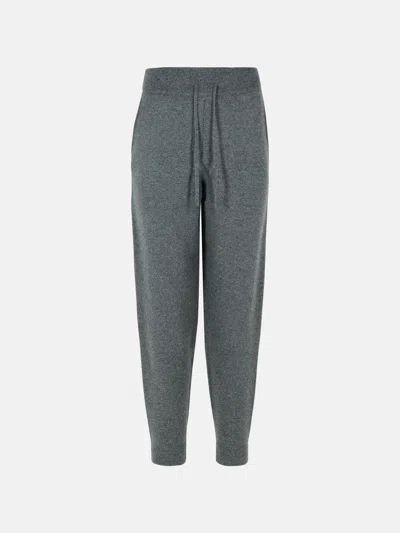 LOULOU STUDIO 'HESPERO' GREY CASHMERE TROUSERS