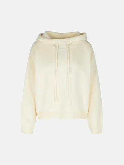 LOULOU STUDIO IVORY CASHMERE SWEATER