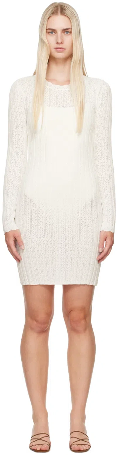 LOULOU STUDIO WHITE SENTY MINIDRESS