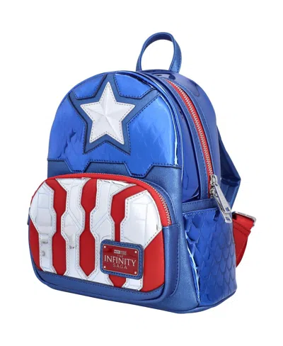 LOUNGEFLY MARVEL CAPTAIN AMERICA SHINE COSPLAY MINI BACKPACK