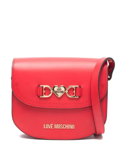 LOVE MOSCHINO LOVE CHAIN CROSS BODY BAG