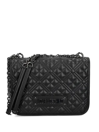 LOVE MOSCHINO QUILTED CROSSBODY BAG