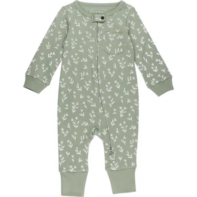 L'OVEDBABY L'OVEDBABY ORGANIC COTTON ZIP ROMPER