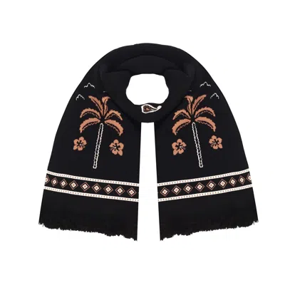 LOVEIST STORE WOMEN'S BLACK THE SIDI SCARF