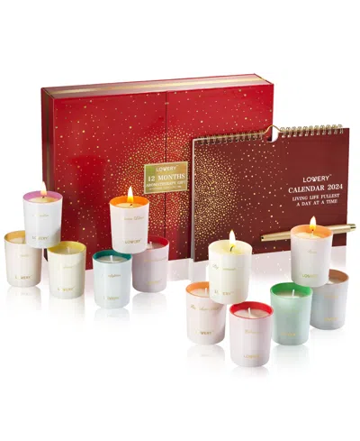 LOVERY 14-PC. LIMITED EDITION CANDLE ADVENT CALENDAR AROMATHERAPY GIFT SET