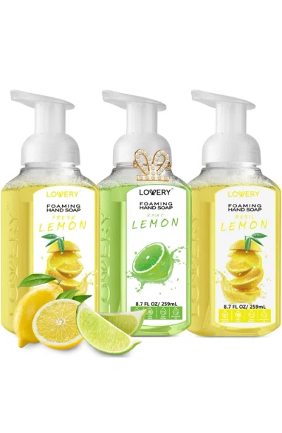 LOVERY LOVERY FOAMING HAND SOAP PACK OF 3