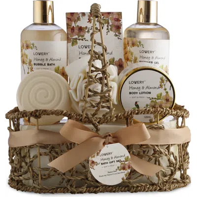 LOVERY LOVERY HONEY & ALMOND HOME SPA GIFT BASKET LUXURY SET