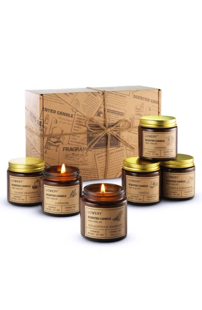 LOVERY LOVERY SCENTED CANDLE 6-PIECE GIFT SET