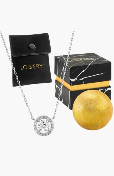 LOVERY LOVERY STERLING SILVER NECKLACE WITH POUCH, BATH BOMB & GIFT BOX