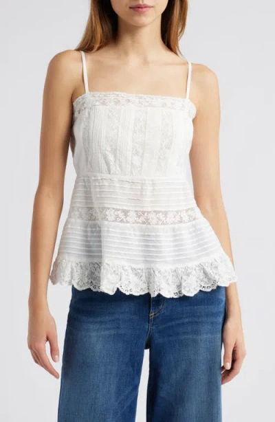 LOVESHACKFANCY LOVESHACKFANCY CHARLIEANN LACE CAMISOLE