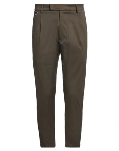LOW BRAND LOW BRAND MAN PANTS DARK GREEN SIZE 32 COTTON, ELASTANE