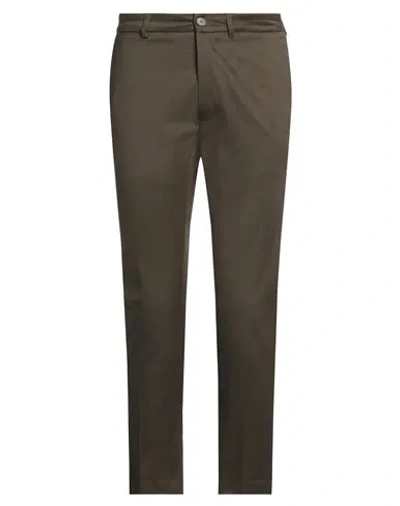 LOW BRAND LOW BRAND MAN PANTS MILITARY GREEN SIZE 30 COTTON, ELASTANE