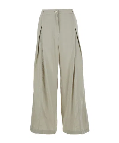LOW CLASSIC LOW CLASSIC PALAZZO PANTS WITH FRONT PLEATS