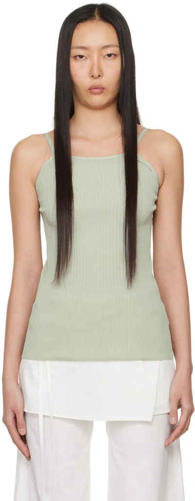 LOW CLASSIC GREEN HALTER NECK CAMISOLE