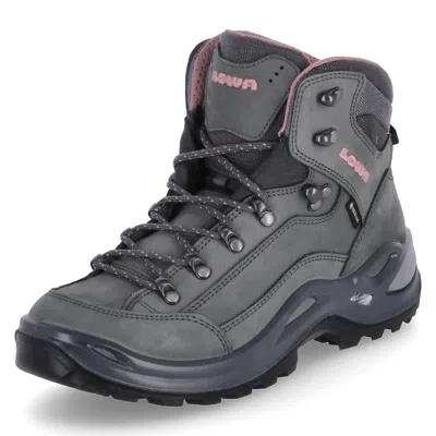 LOWA LOWA DAMEN OUTDOORSCHUHE WANDERSCHUHE TREKKINGSCHUHE RENEGADE GTX MID GRAU RAU