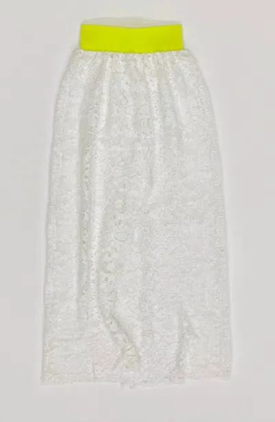 LOYD/FORD WOMEN'S BEACH LAYOVER SKIRT IN WHITE
