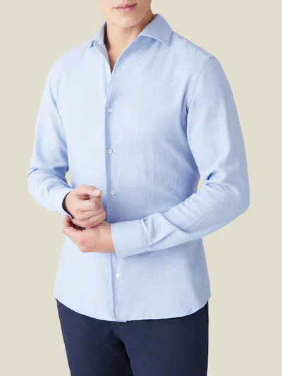 LUCA FALONI CASHMERE-COTTON CLASSIC SHIRT