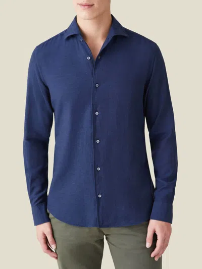 LUCA FALONI CASHMERE-COTTON CLASSIC SHIRT