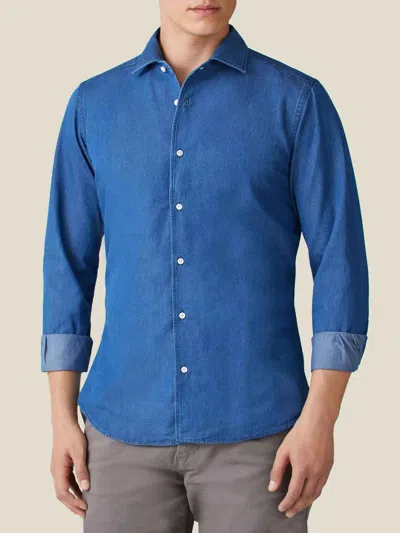 LUCA FALONI DENIM CLASSIC SHIRT