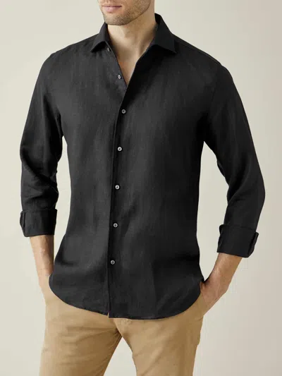 LUCA FALONI LINEN PORTOFINO SHIRT