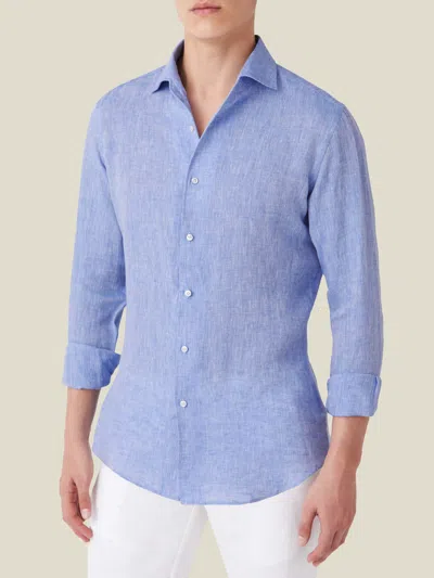 LUCA FALONI LINEN PORTOFINO SHIRT