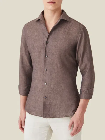 LUCA FALONI LINEN PORTOFINO SHIRT