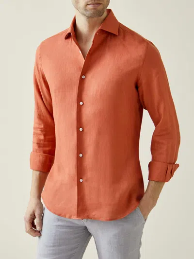 LUCA FALONI LINEN PORTOFINO SHIRT