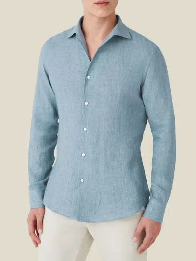 LUCA FALONI LINEN PORTOFINO SHIRT