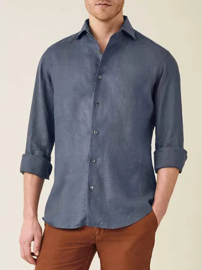 LUCA FALONI LINEN PORTOFINO SHIRT
