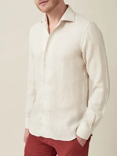LUCA FALONI LINEN PORTOFINO SHIRT