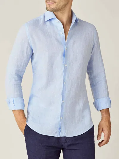 LUCA FALONI LINEN PORTOFINO SHIRT