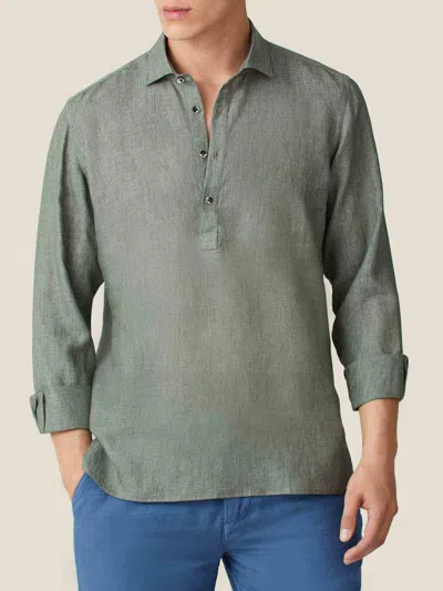 LUCA FALONI LINEN RAVELLO SHIRT