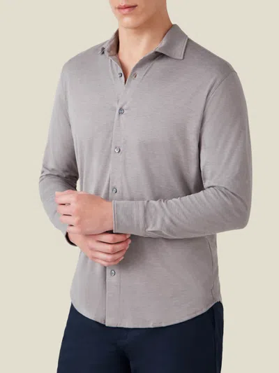 LUCA FALONI SILK-COTTON COMO SHIRT