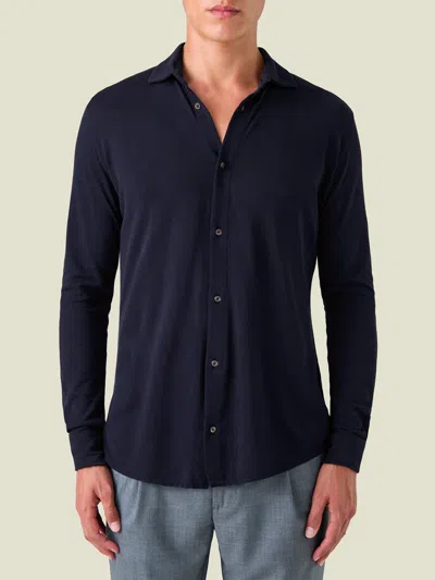 LUCA FALONI SILK-COTTON PIQUÉ SHIRT