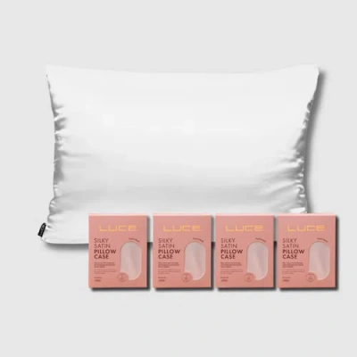 LUCE BEAUTY LUCE BEAUTY SILKY SATIN PILLOWCASE BUNDLE