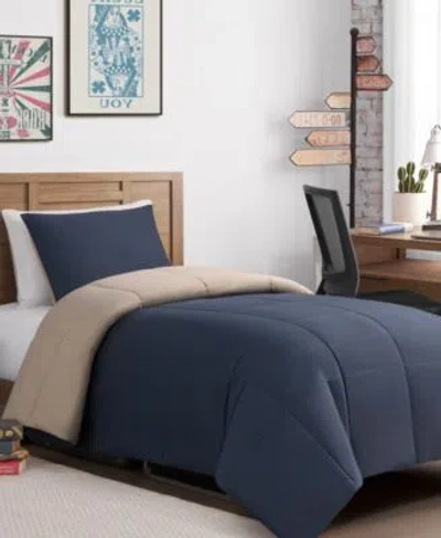 LUCKY BRAND BOX STITCH REVERSIBLE COMFORTER SET