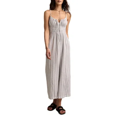 LUCKY BRAND LUCKY BRAND STRIPE WIDE LEG JUMPSUIT