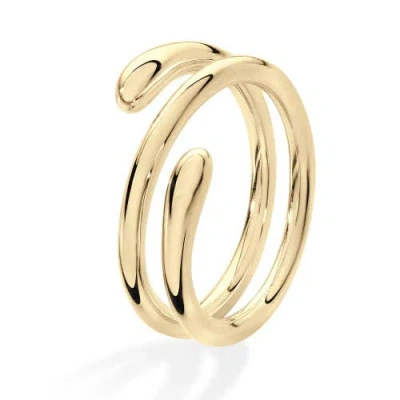 LUCY QUARTERMAINE LUCY QUARTERMAINE COIL DROP RING