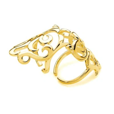 LUCY QUARTERMAINE LUCY QUARTERMAINE ELEMENTS ARMOUR RING