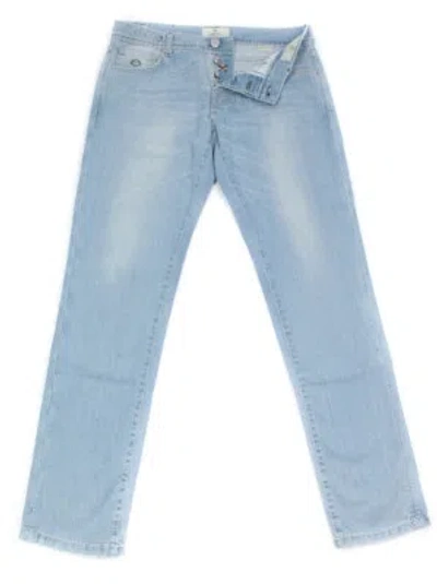 LUIGI BORRELLI NEU LUIGI BORRELLI DENIM BLAU JEANS - EXTRA SCHMAL - __ 42/58 - (CAR03311646)