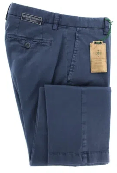 LUIGI BORRELLI NEU LUIGI BORRELLI MARINEBLAU HOSE - EXTRA SCHMAL - 32/48 - (10SLIMCERNP012)