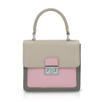 LUIS STEVEN WOMEN'S MADIE TOP HANDLE -  PINK MIX