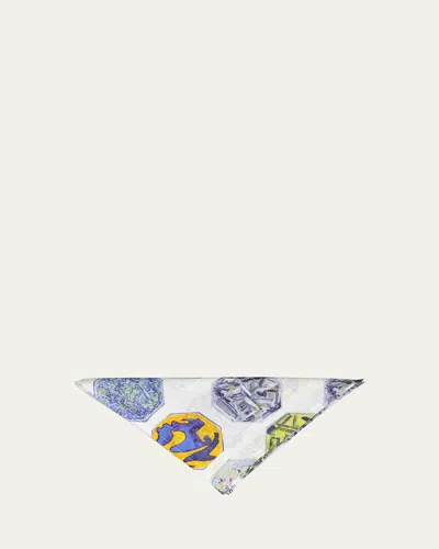 LUISA LONGO MEDALLIONS LARGE NAPKIN, 20"SQ